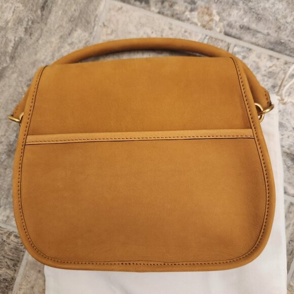 Mark Cross Christy Nubuck top handle/ crossbody bag NEW - Picture 5 of 7